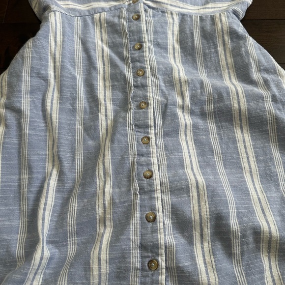 Abercrombie & Fitch Striped Dress in Blue & White Size Small Petite - Picture 3 of 5